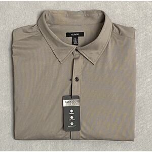 Alfani Alfatech Men's XL Long Sleeve Button-Up Dress Shirt Nylon Stretch NEW